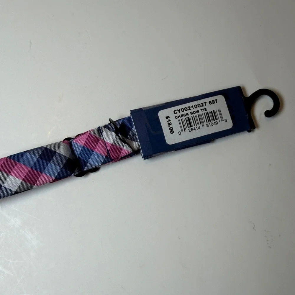 Chaps Check Bow Tie NWT - Boys Size 4-20 (Adjustable)
